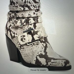 Madden Girl Women’s Kaleb Studded Booties, MED GRAY, size 9